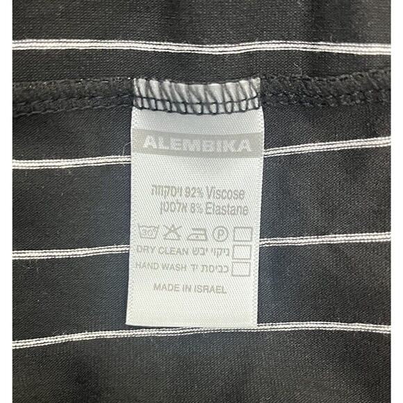 Alembika Gray Mix Tank Midi Sleeveless Dress Lagenlook Scoop Neck Size 1 - Picture 8 of 8